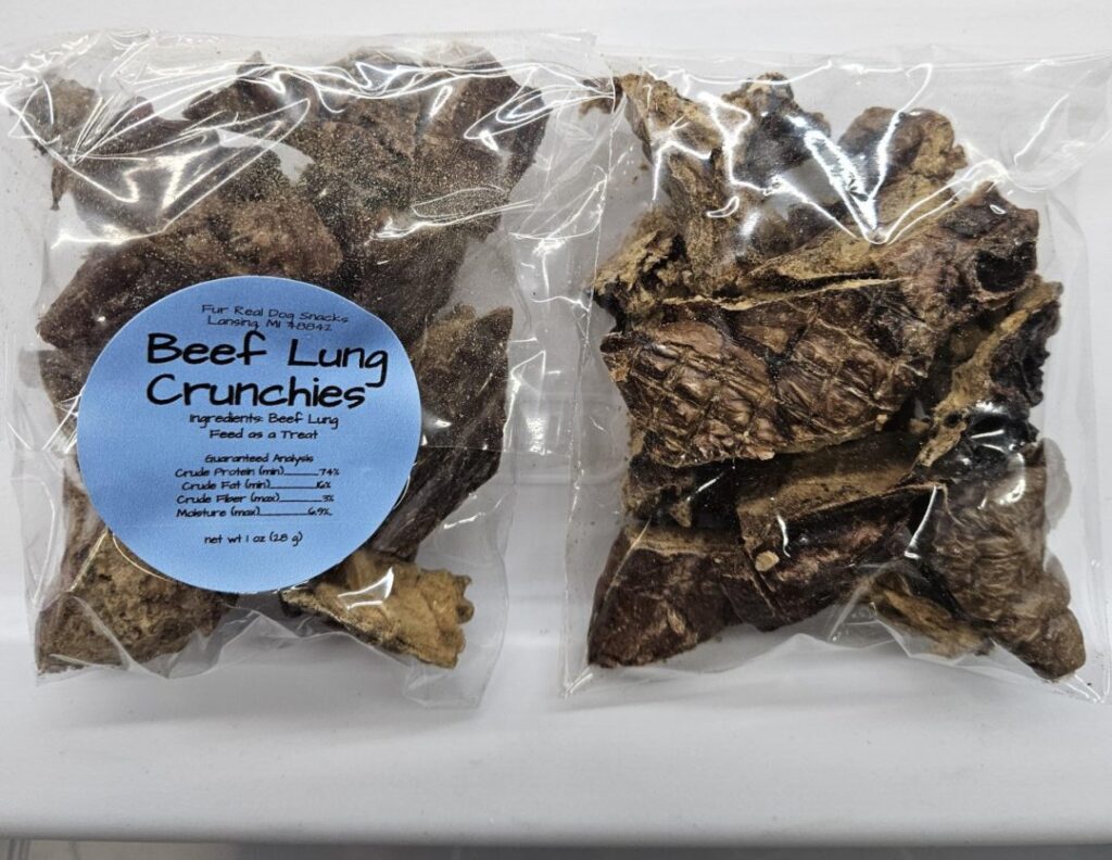beef lung crunchies