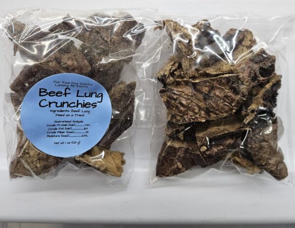 Beef Lung Crunchies 1 oz.